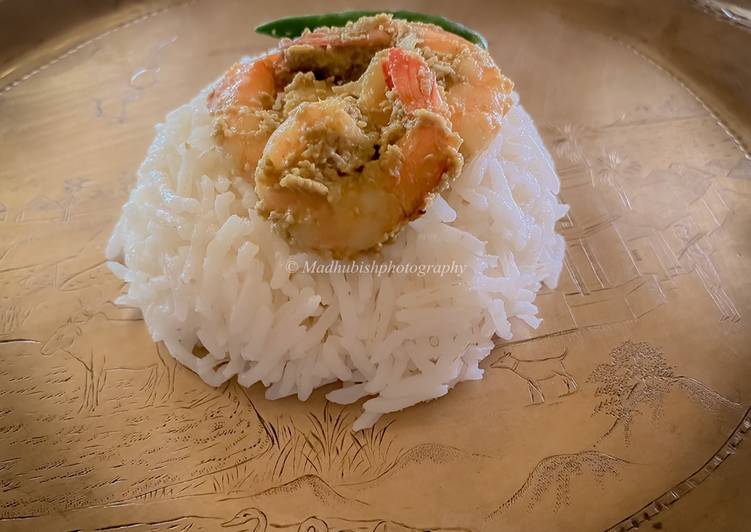 Easiest Way to Prepare Perfect Chingri Posto / Prawns with poppy seed