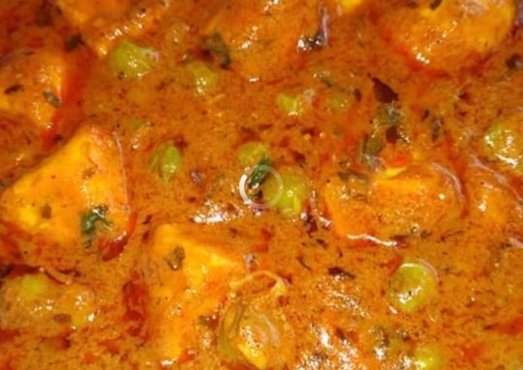 Easiest Way to Prepare Homemade Matar paneer masala, 🍲🍲