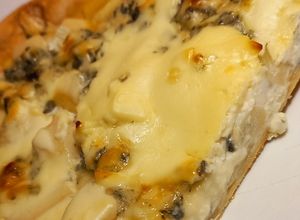Una foto de Tarta de Palmitos y Queso Azul