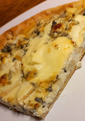 Una foto de Tarta de Palmitos y Queso Azul