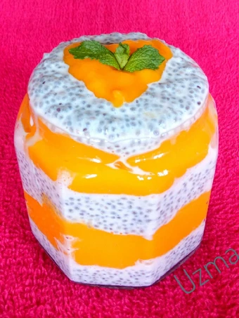 Easy Way Make Mango and Chia pudding the Delicious You can take Joss in your mouth