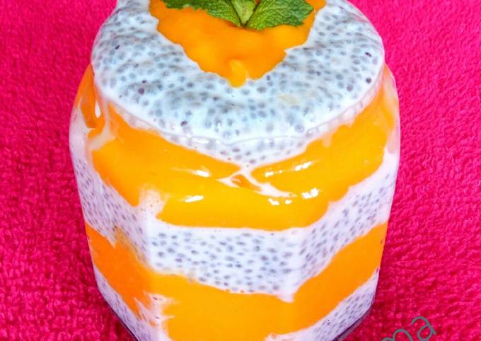 Mango and Chia pudding