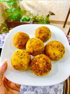 عکسی از دستور توپک سیب زمینی سوخاری