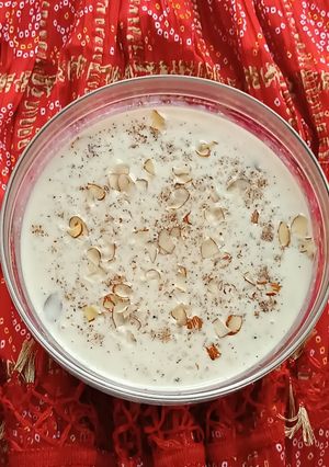 A picture of Kheer (Rice Pudding).