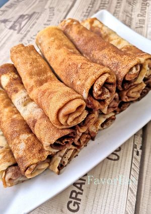 Crêpes (vajas palacsinta) recept fotója