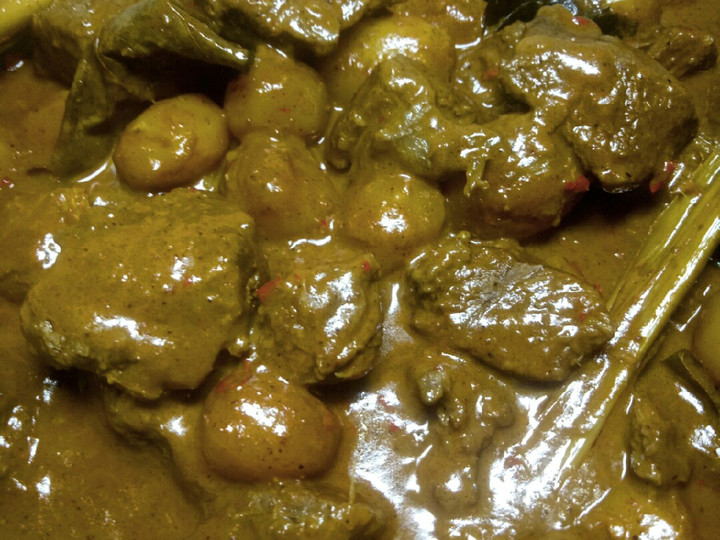 Resep: Rendang Daging Kentang (Bumbu Instan) Menu Enak Dan Mudah Dibuat