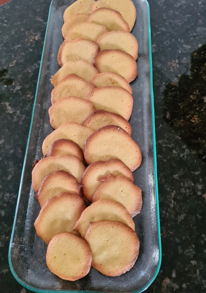 Una foto de Tejas de almendra
