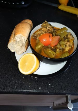 A picture of Iranian celery stew 👌.