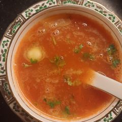 Carrot and tomato Soup A picture of Carrot and tomato Soup.