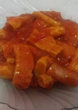 Foto resep Otak Sosis Asam Manis