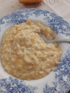 Una foto de Risotto de calabaza