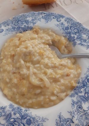 Una foto de Risotto de calabaza