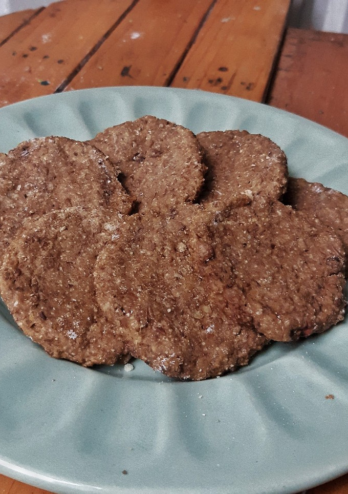 Una foto de Galletitas de chocolate a base de lentejas fitness
