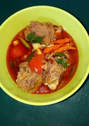 Foto resep Tom yam iga sapi