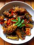 Cakalang Terong masak pedas