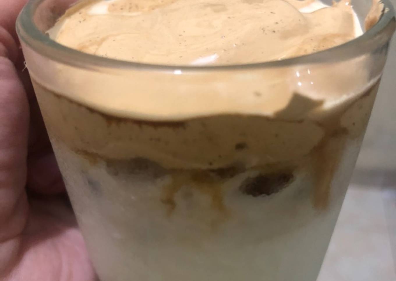 Dalgona Coffee made by klen������
