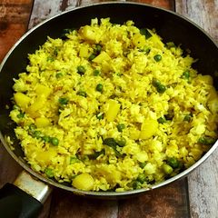 Pea & Lemon Pulao A picture of Pea & Lemon Pulao.