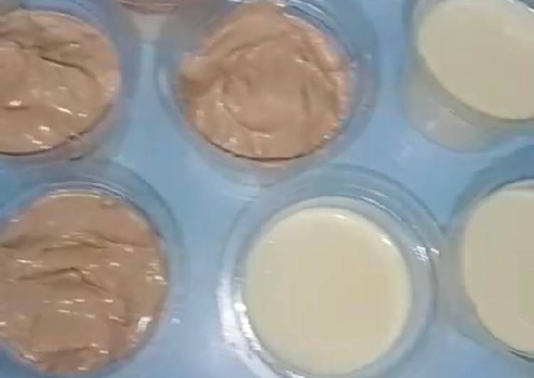 Puding Susu Toping Dalgona