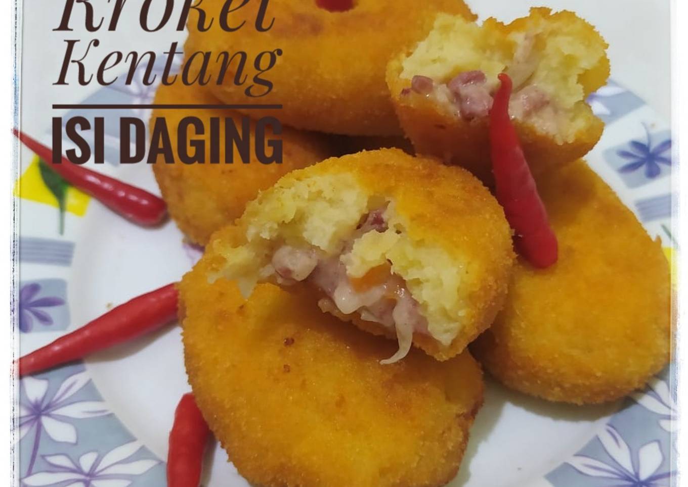 Kroket Kentang Isi Daging Sapi Giling