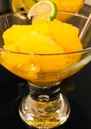 A picture of Orange Granita.