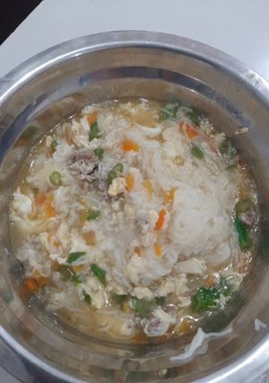 Foto resep Misoa mpasi 1th+ telur daging sayur