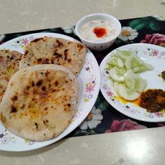 A picture of Kulcha - Masaledar aloo kulcha.