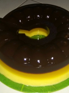 Foto resep Puding busa coklat jeruk