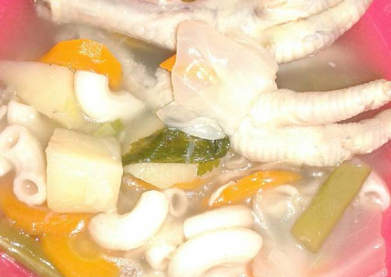 Sayur sop ceker sederhana