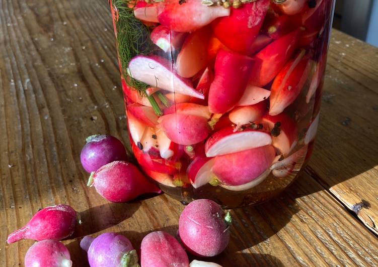 Recipe of Homemade Radish Quick Pickles