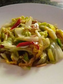 Foto resep Tumis sawi putih pedas