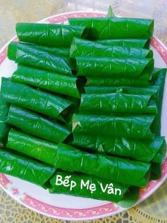 Hình của món Thịt bò cuốn lá lốt chiên.