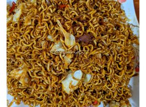 Gambar Maggi Goreng Simple (Udang Geragau)