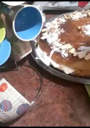 صورة لوصفة كنافه باالمهلبيه