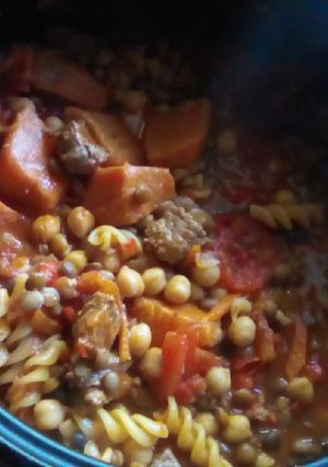 Una foto de Legumbres en guiso 🥘