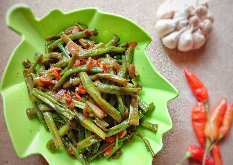 Tutorial memasak Tumis Kacang Panjang enak