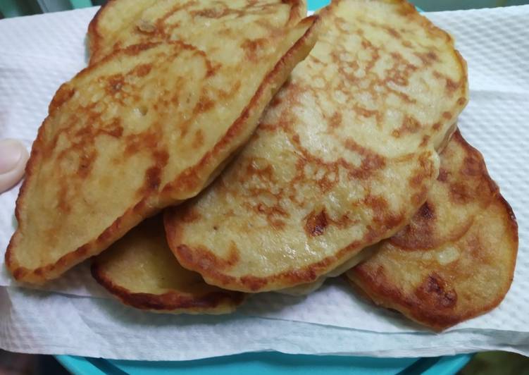 Resep Pancake Pisang 3 Bahan Oleh Michiko Suki Cookpad