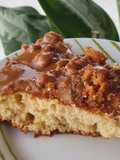 Cubierta para torta con crema de dulce de leche y mantequilla de maní