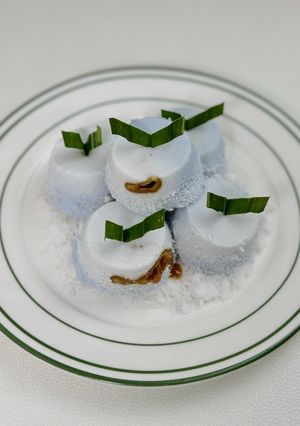 Foto resep Kue Putu (Bunga Telang) dengan Cetakan