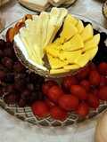🧀🍒 Tabla de quesos y frutas 🍒🧀 Cereza, Uva, Durazno y Tomates cherry 😲