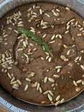 Castagnaccio with Pine Nuts and Walnuts