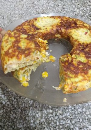 Una foto de Budín de verduras fácil