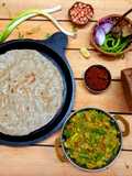 Jawar Bhakri with Baingan Bharta