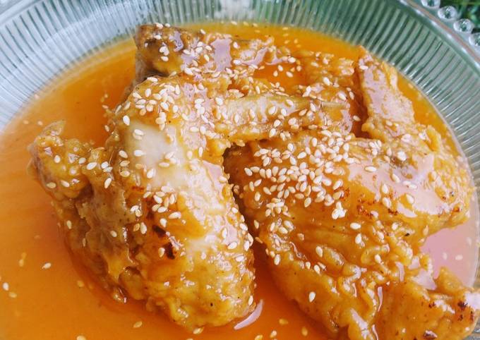 Bagaimana Buat Ayam Crispy Saos Korea, Laziss