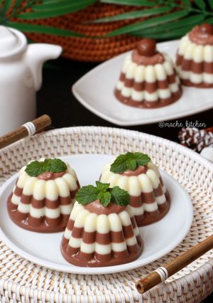 Foto resep Puding Coklat Susu Dalgona