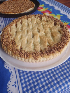 Una foto de Tarta de ricota y dulce de batata