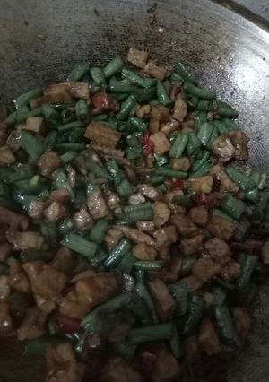 Foto resep Tumis kacang panjang tempe