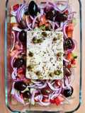 Horiatiki 🏺 Ensalada griega con queso Feta 🇬🇷 Grecia 🇬🇷