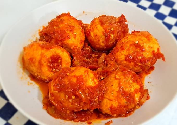 Resep Telor Balado Resep Telor Balado