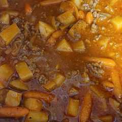 Una foto de Carne molida con papas (fácil y delicioso)