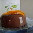 Puding brownis padat